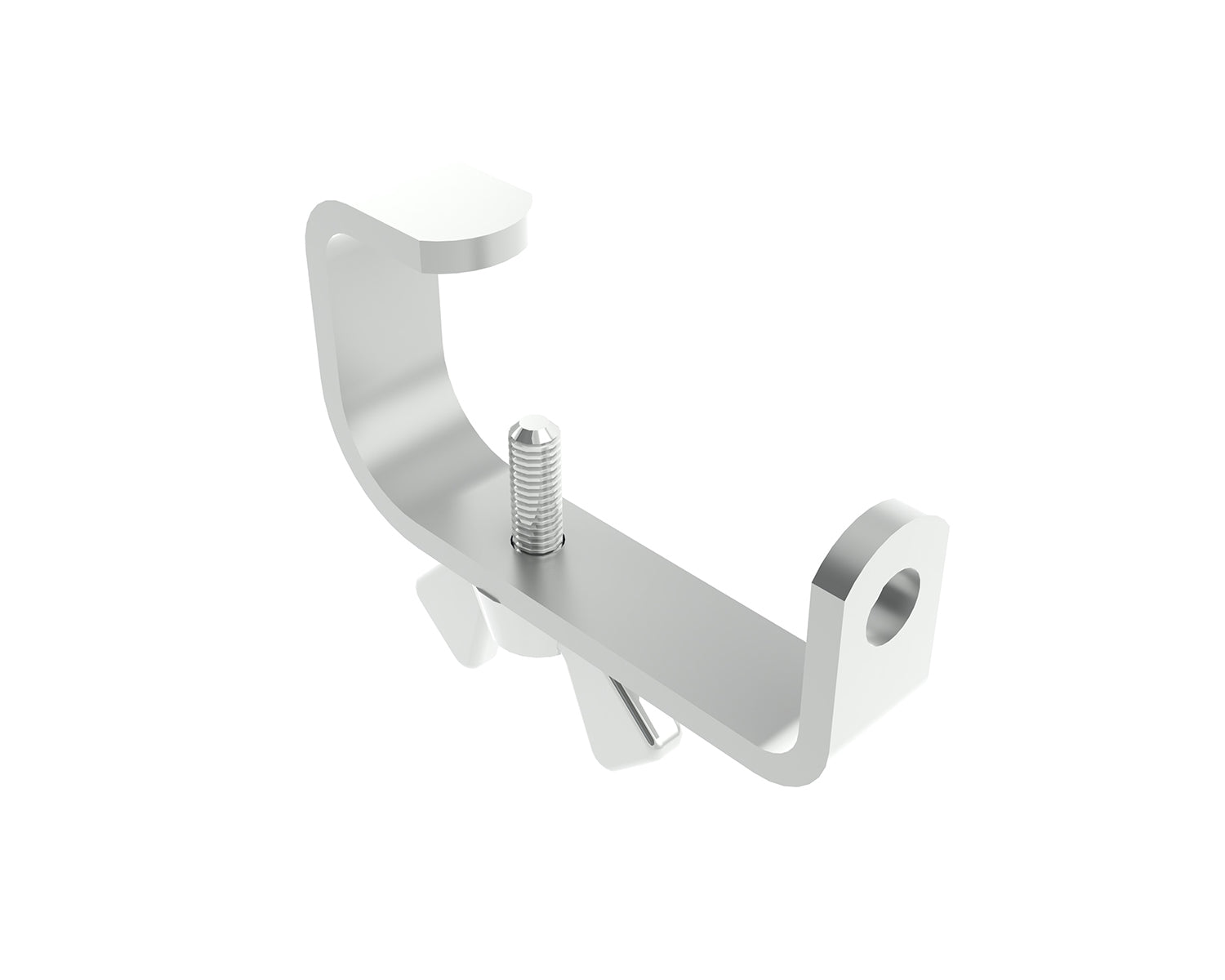 POWR19 - Powerdrive REF19 Z Hook Clamp for 48mm  51mm Tube SWL 50kg Zinc Image 1