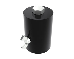POWREF143EHDB - Powerdrive REF14.3EHD B Heavy Duty Top Cap with M12 Top Bolt 35mm Stand Blk Image 1