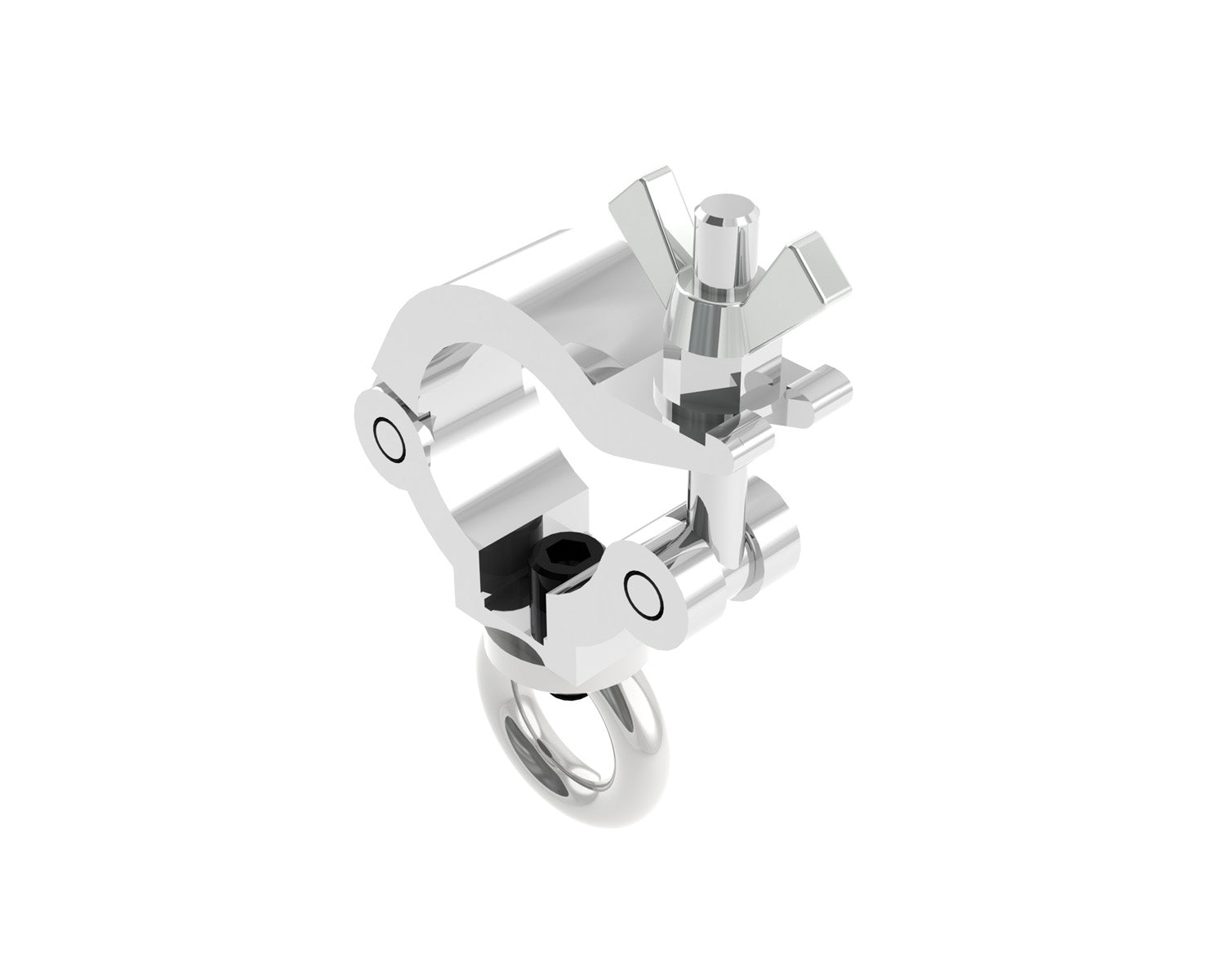 POWSLC645 - Powerdrive SLC645 2inch Slimline Half Coupler with M10 Eyebolt Image 1