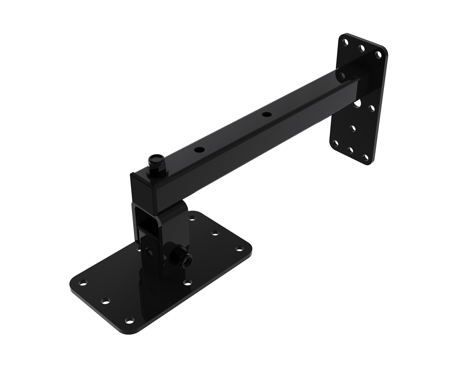 POWWHD120B - Powerdrive WHD120 B Top Mount Tilting Wall Bracket Type 120 Plate 40kg Black Image 1