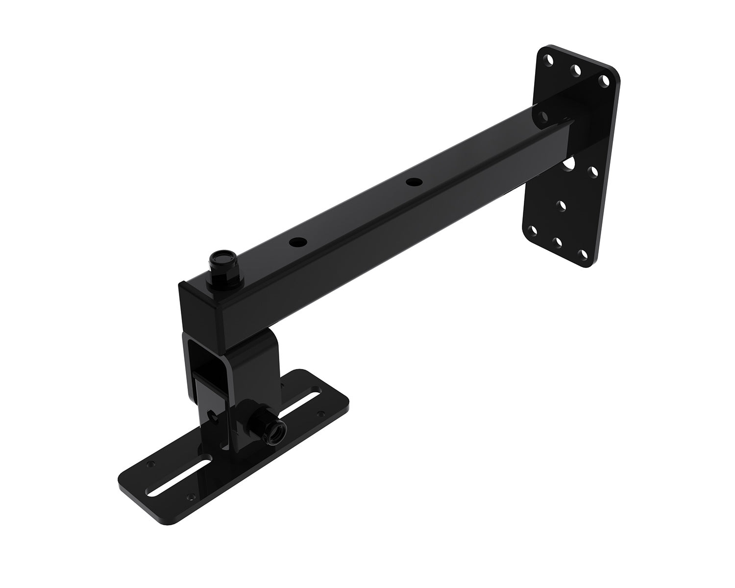 POWWHD65B - Powerdrive WHD65 B Top Mount Tilting Wall Bracket Type 65 Plate 40kg Black Image 1
