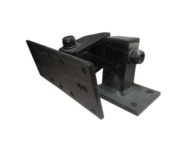 POWWHH74 - Powerdrive WHH74 B Back Mount Tilting Wall Bracket Black (25kg) Image 1