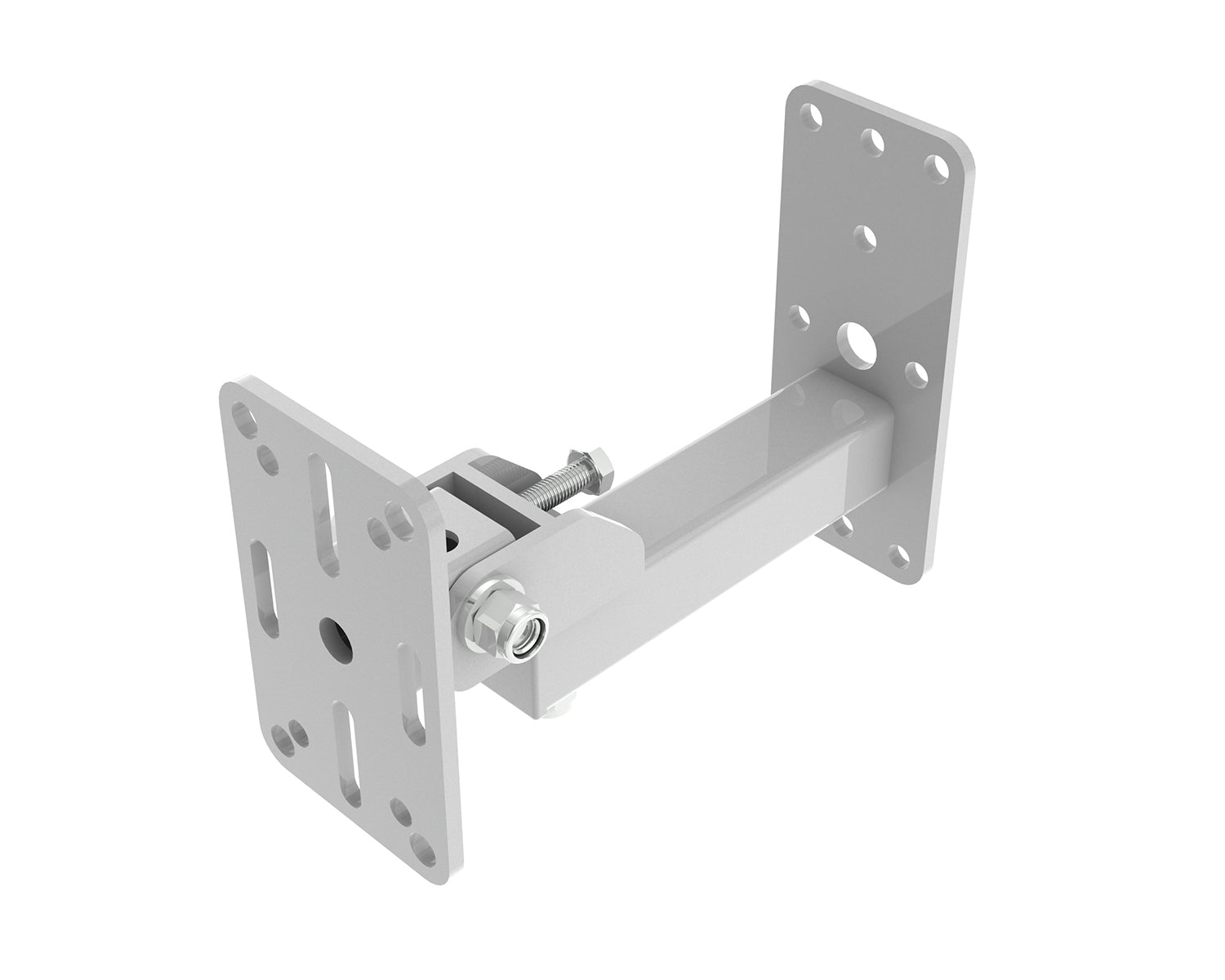 POWWHHM100W - Powerdrive WHHM100 W Back Mount Tilting Wall Bracket Type 100 253mm White Image 1