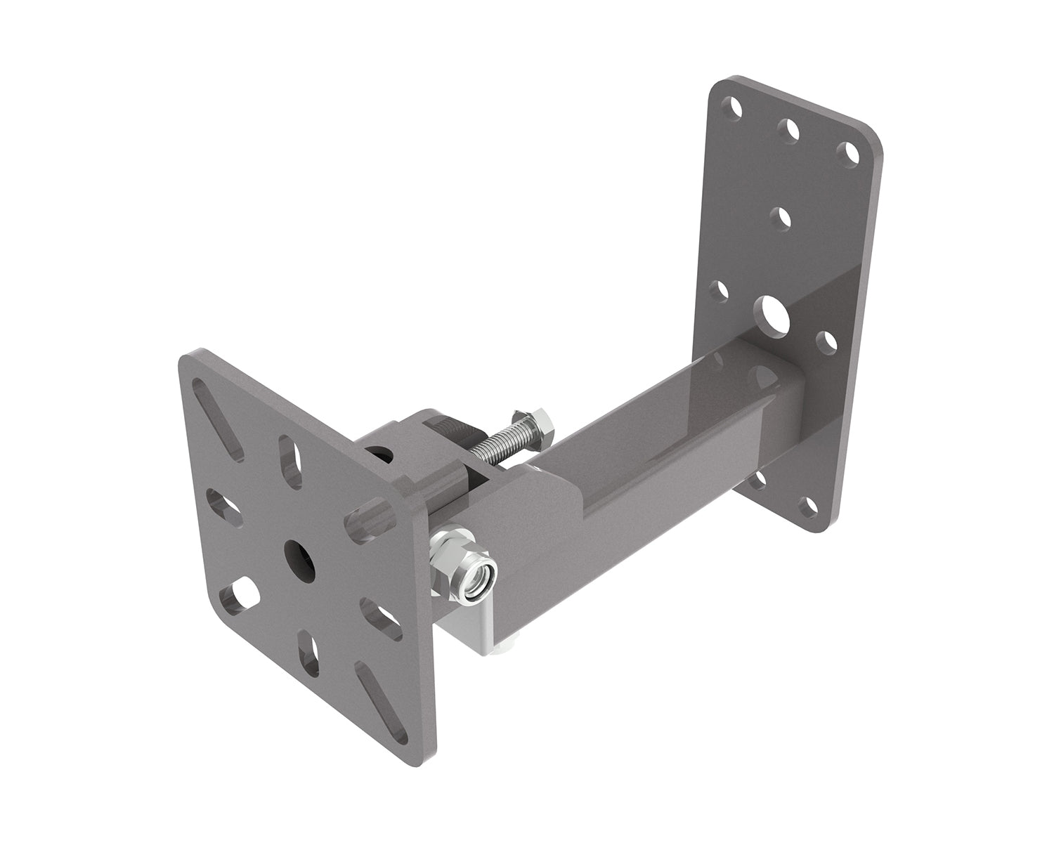 POWWHHM90G - Powerdrive WHHM90 G Back Mount Tilting Wall Bracket Type 90 253mm Grey Image 1