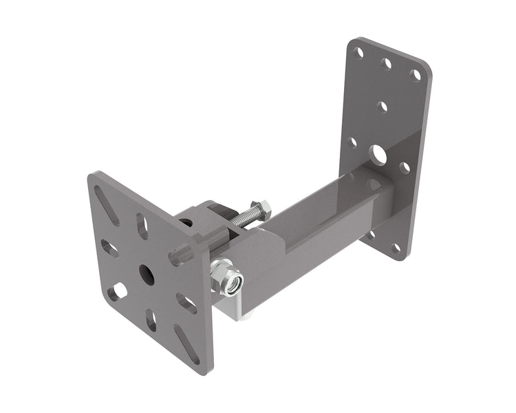 POWWHHM90G - Powerdrive WHHM90 G Back Mount Tilting Wall Bracket Type 90 253mm Grey Image 1