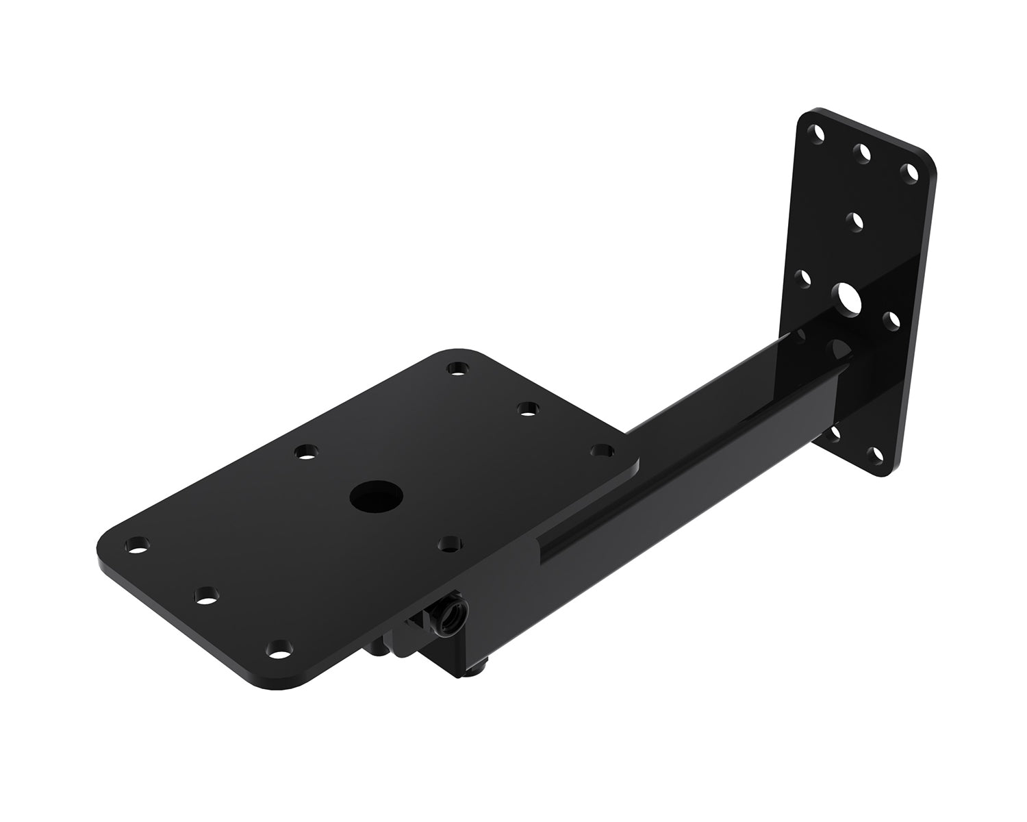 POWWHO120B - Powerdrive WHO120 B Bottom Mount Tilting Wall Bracket 323mm Type 120 Black Image 1