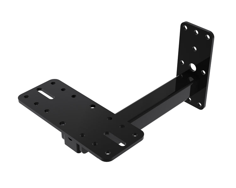 POWWHO140B - Powerdrive WHO140 B Bottom Mount Tilting Wall Bracket 323mm Type 140 Black Image 1