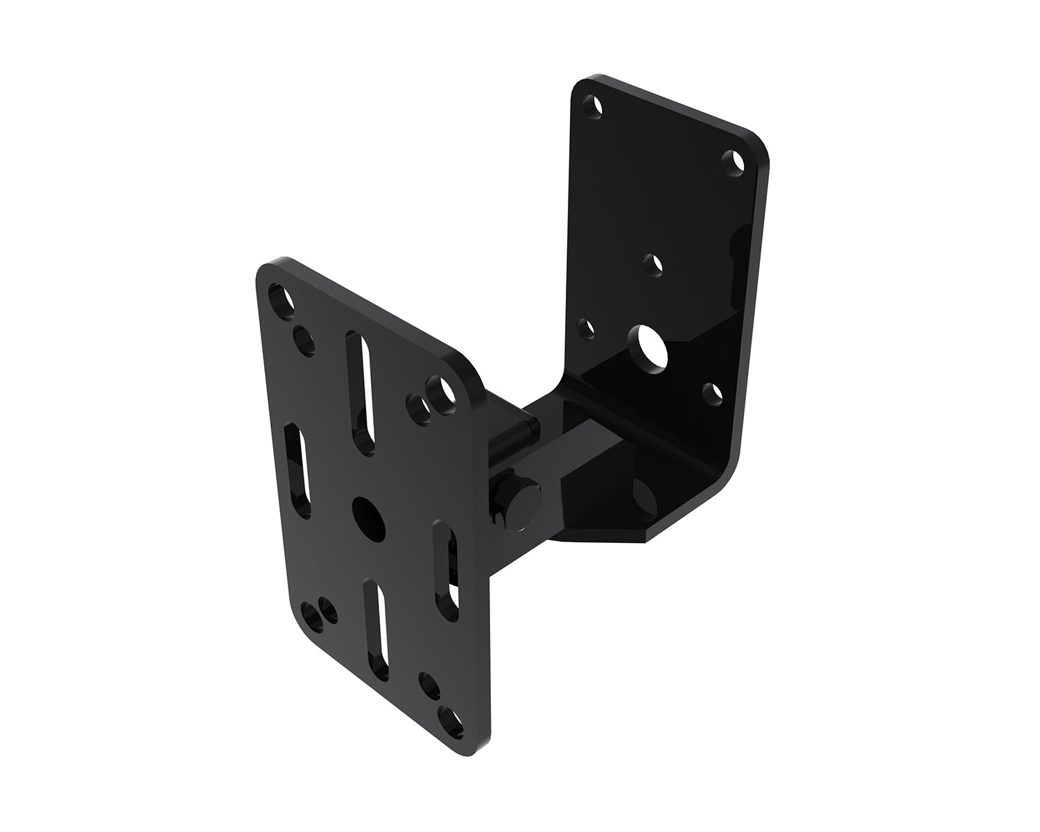 POWWHO80 - Powerdrive WHO80 B Bottom Mount Tilting Wall Bracket 323mm Type 80 Black Image 1