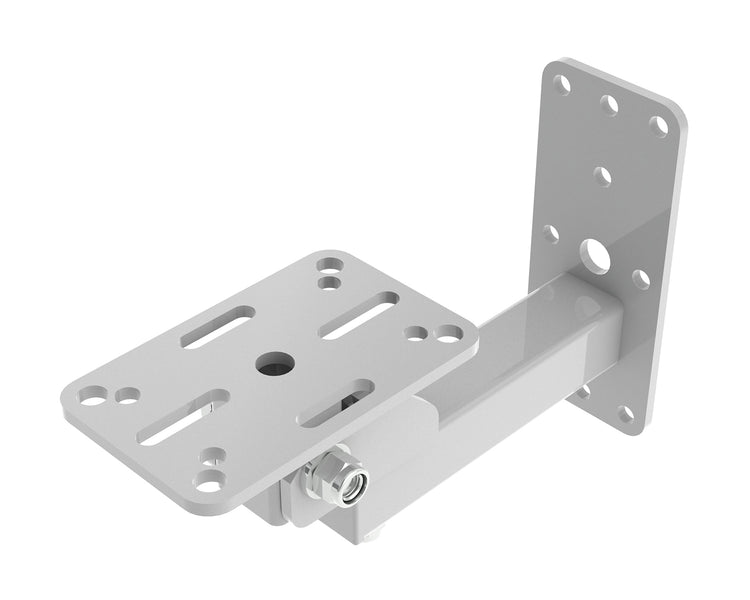 POWWHOM100W - Powerdrive WHOM100 W Bottom Mount Tilting Wall Bracket 215mm Type 100 White Image 1