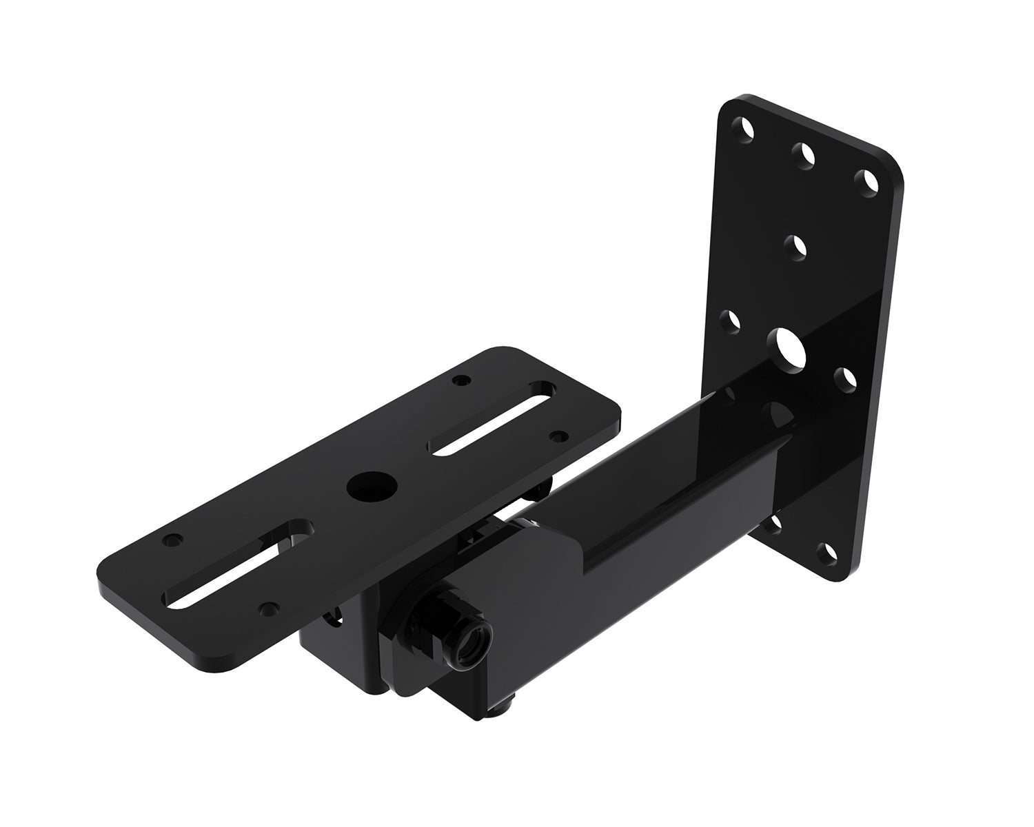 POWWHOM65B - Powerdrive WHOM65 B Bottom Mount Tilting Wall Bracket 215mm Type 65 Black Image 1