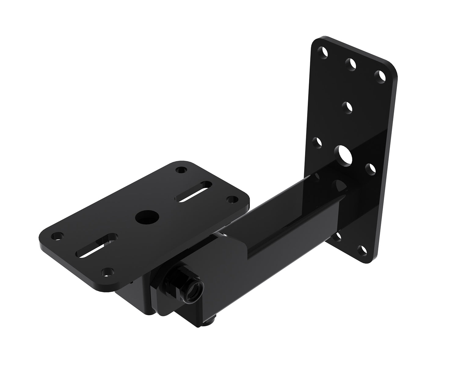 POWWHOM75B - Powerdrive WHOM75 B Bottom Mount Tilting Wall Bracket 215mm Type 75 Black Image 1