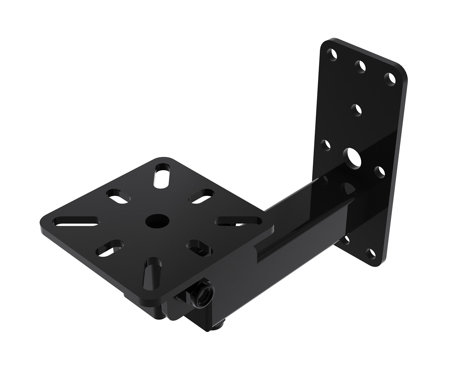 POWWHOM90 - Powerdrive WHOM90 B Bottom Mount Tilting Wall Bracket 215mm Type 90 Black Image 1