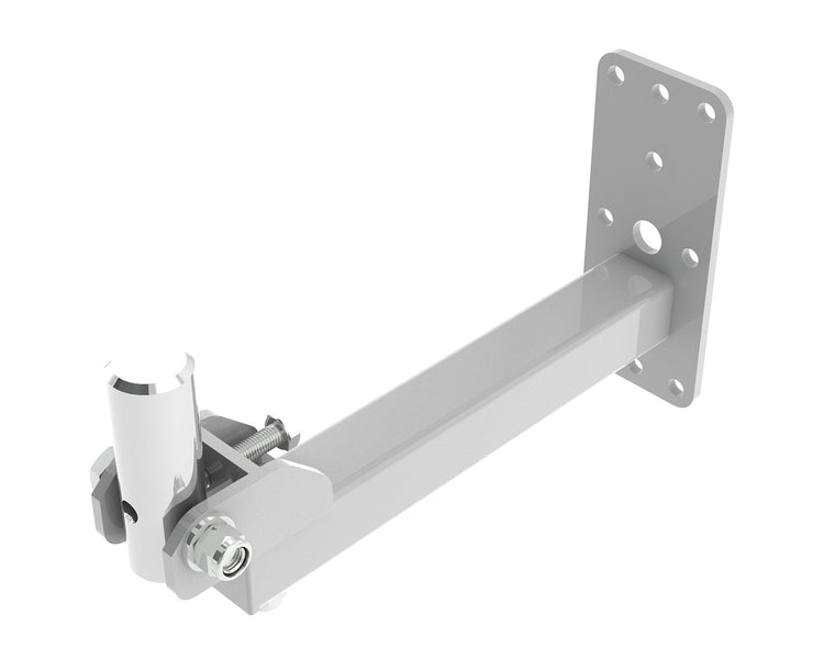 POWWHU35W - Powerdrive WHU35 W Bottom Mount Tilting Wall Bracket 324mm 35mm Spigot White Image 1