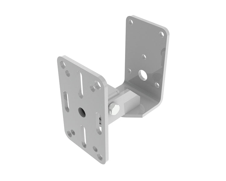 POWWME100W - Powerdrive WME100 W Back Mount Tilting Wall Bracket Type 90 126 146mm White Image 1