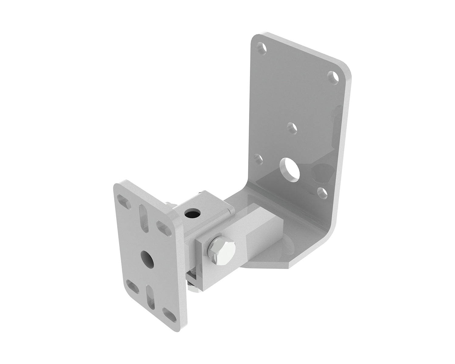 POWWME50W - Powerdrive WME50 W Back Mount Tilting Wall Bracket Type 50 126 146mm White Image 1