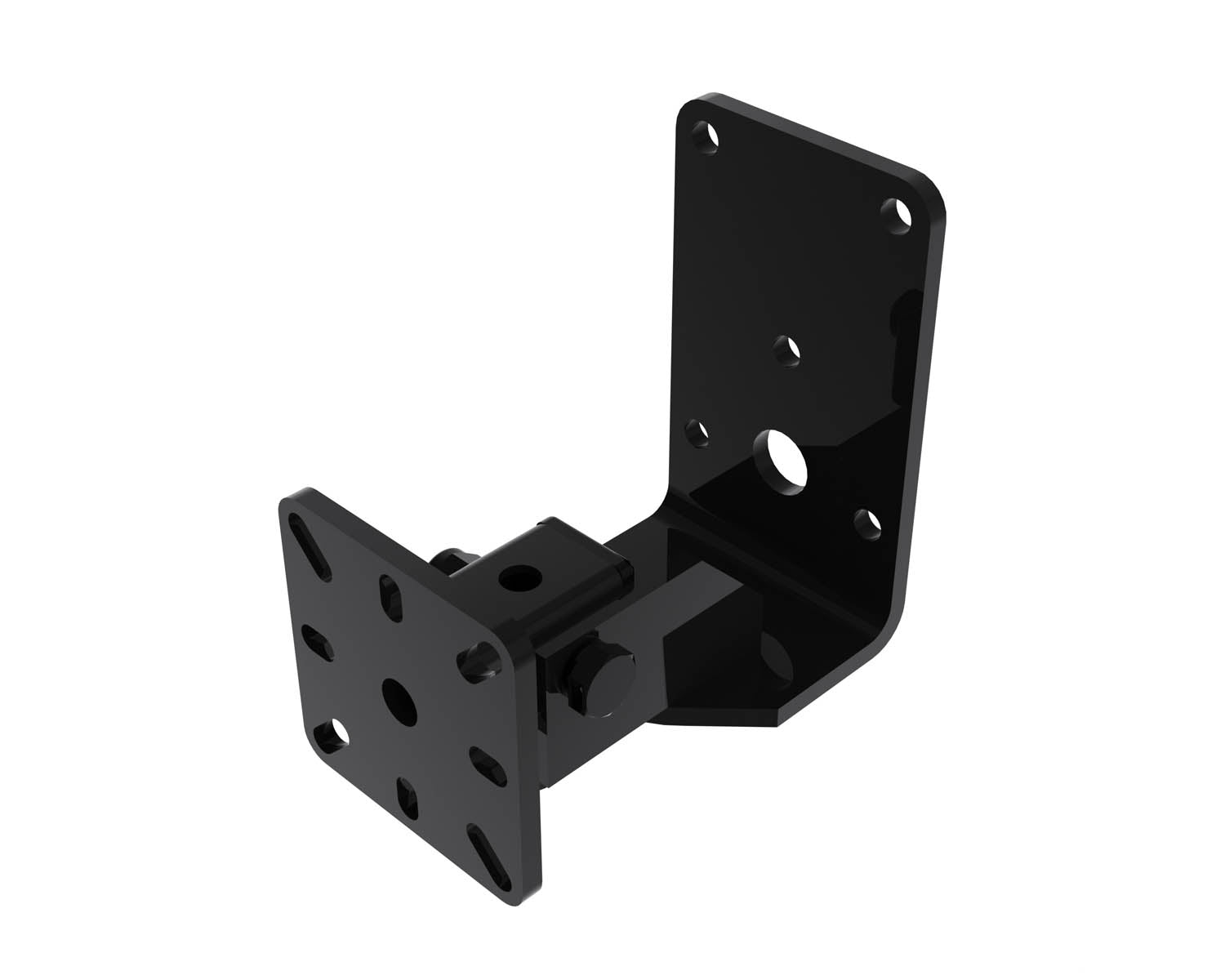 POWWME60 - Powerdrive WME60 B Back Mount Tilting Wall Bracket Type 60 126 146mm Black Image 1