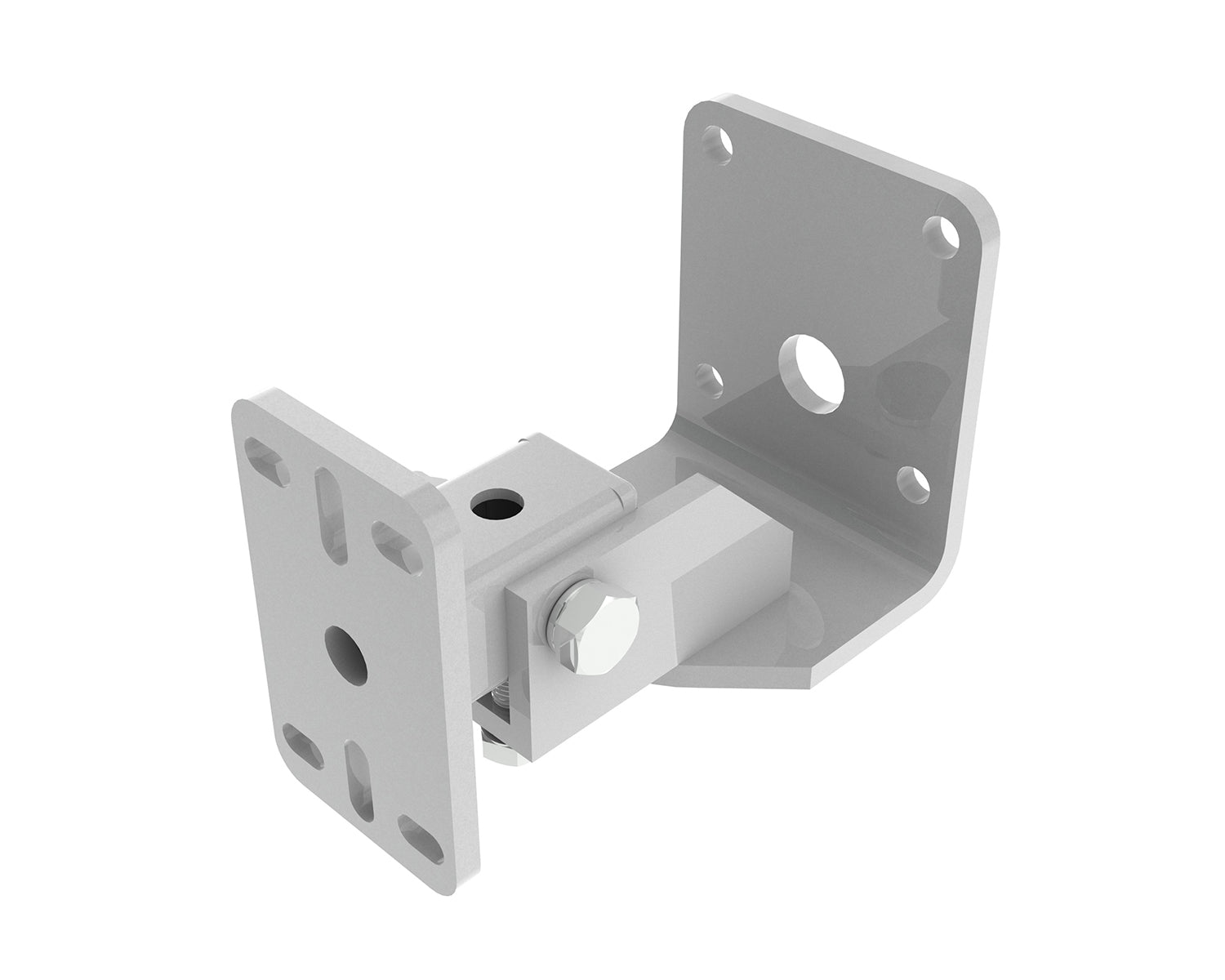 POWWMES50W - Powerdrive WMES50 W Back Mount Tilting Wall Bracket Type 50 126 146mm White Image 1