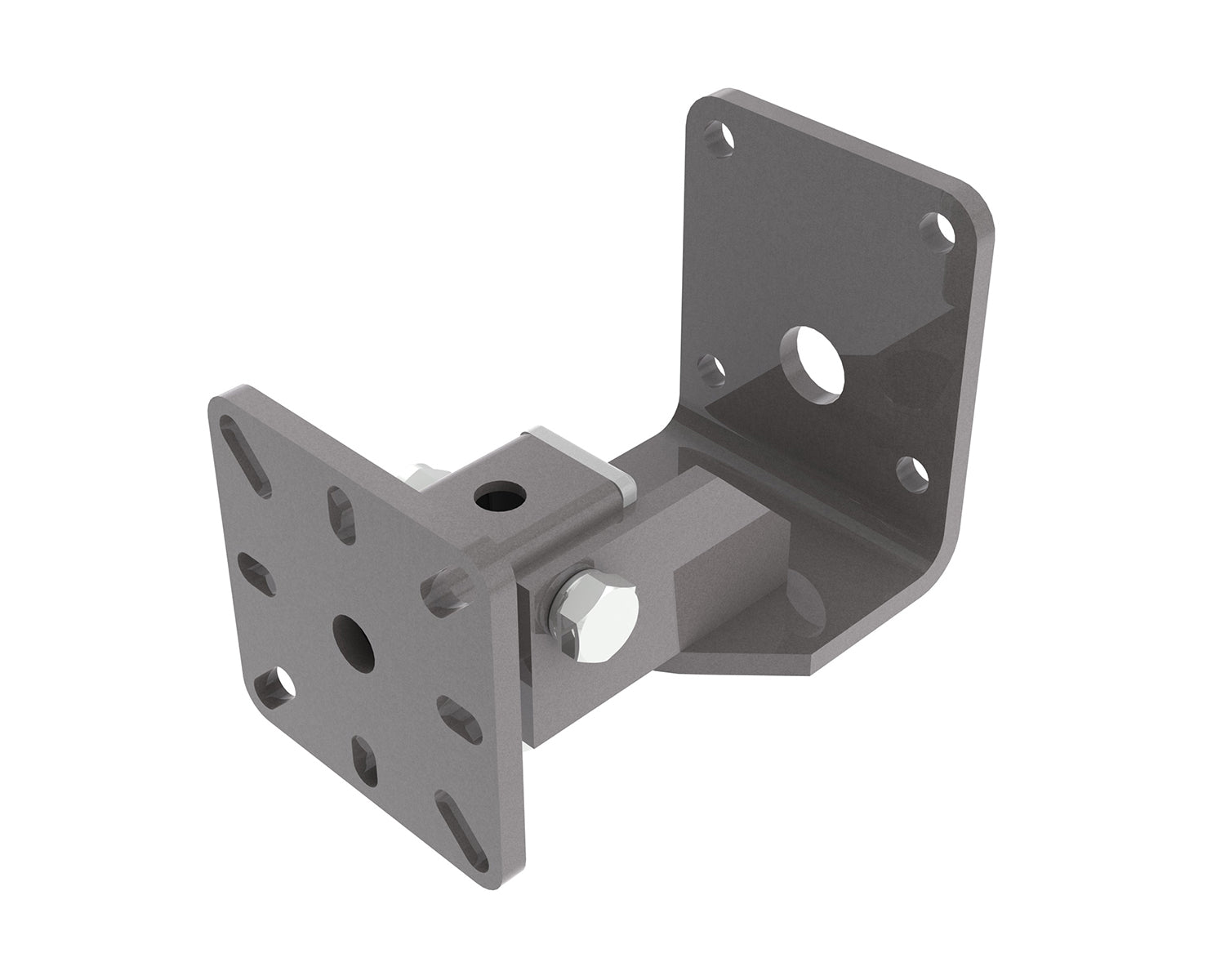 POWWMES60G - Powerdrive WMES60 G Back Mount Tilting Wall Bracket Type 60 126 146mm Grey Image 1
