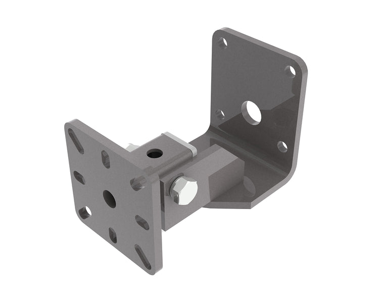 POWWMES60G - Powerdrive WMES60 G Back Mount Tilting Wall Bracket Type 60 126 146mm Grey Image 1