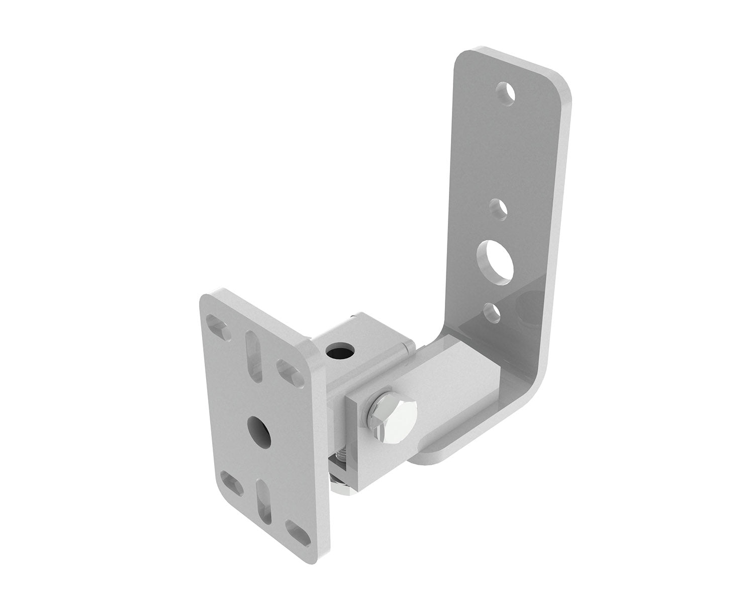 POWWMS50W - Powerdrive WMS50 W Back Mount Tilting Wall Bracket Type 50 114 142mm White Image 1