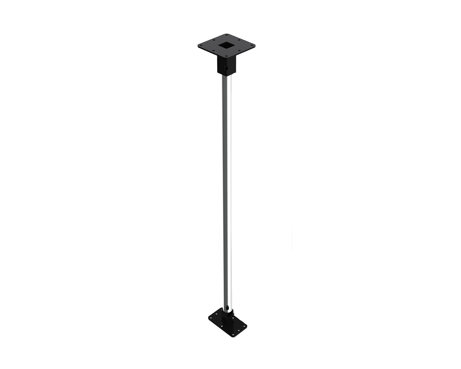 POWXC120 - Powerdrive XC120 B Top Mount Ceiling Bracket 1500mm Tube Type 120 40kg Black Image 1