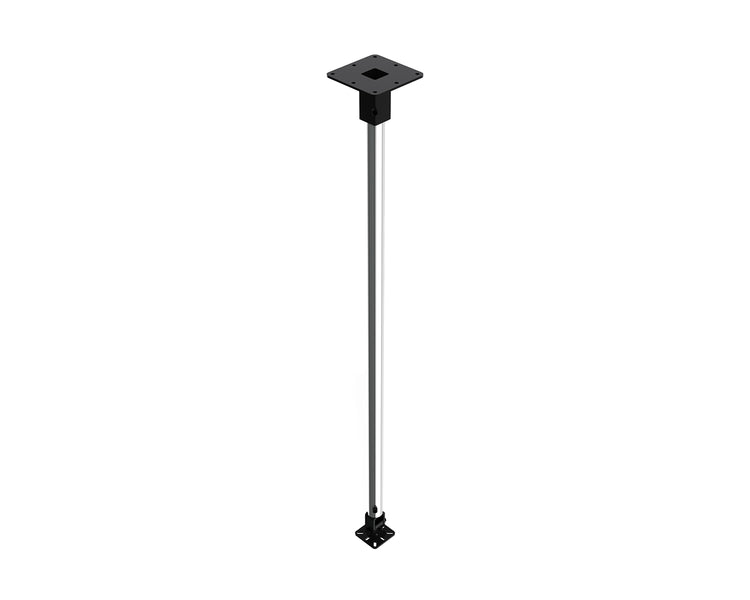 POWXC80 - Powerdrive XC80 B Top Mount Ceiling Bracket 1500mm Tube Type 80 40kg Black Image 1