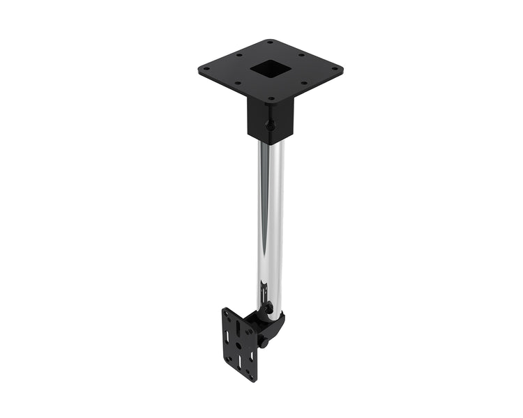 POWZA100 - Powerdrive ZA100 B Back Mount Ceiling Bracket 500mm Tube Type 100 40kg Black Image 1