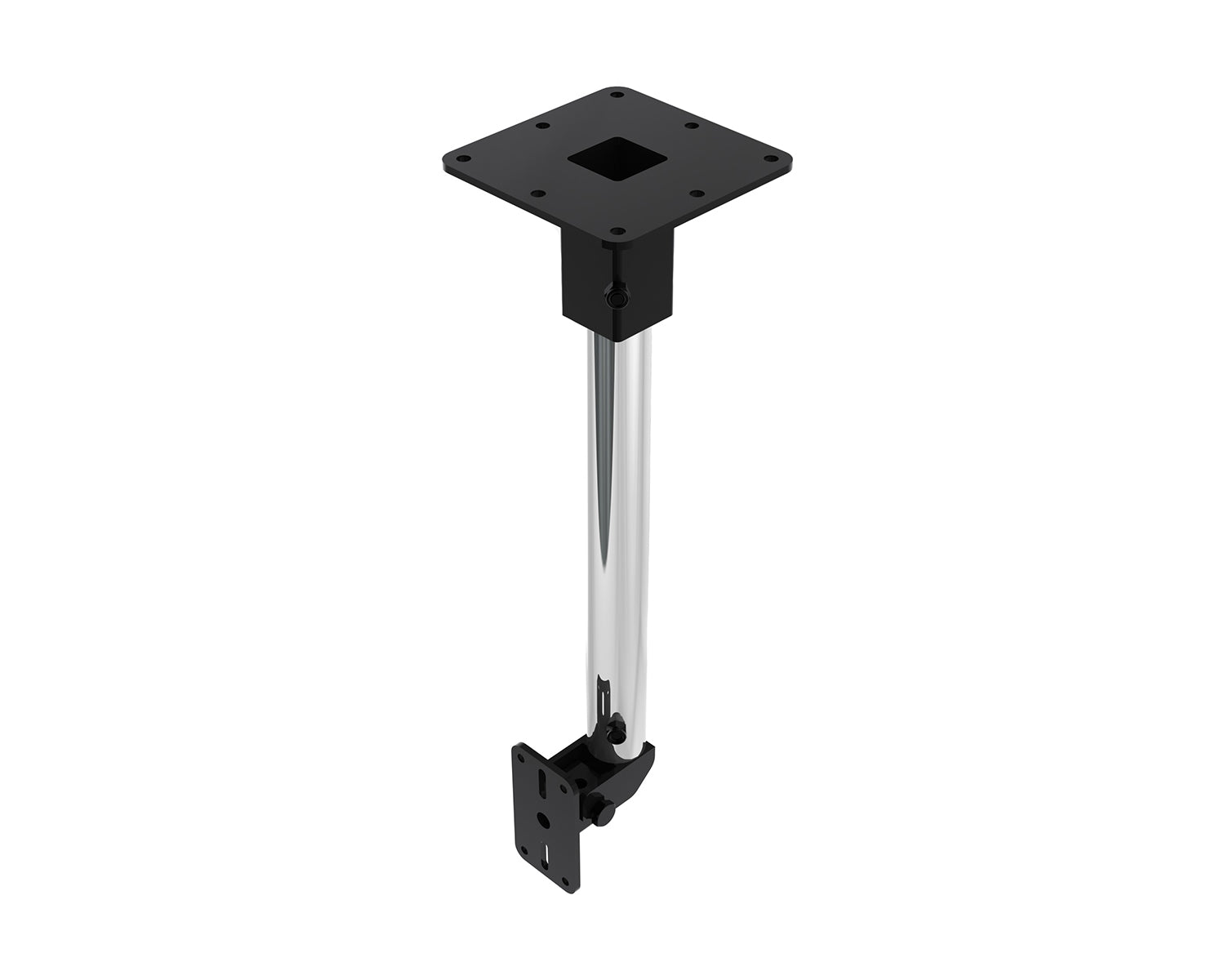 POWZA75 - Powerdrive ZA75 B Back Mount Ceiling Bracket 500mm Tube Type 75 40kg Black Image 1