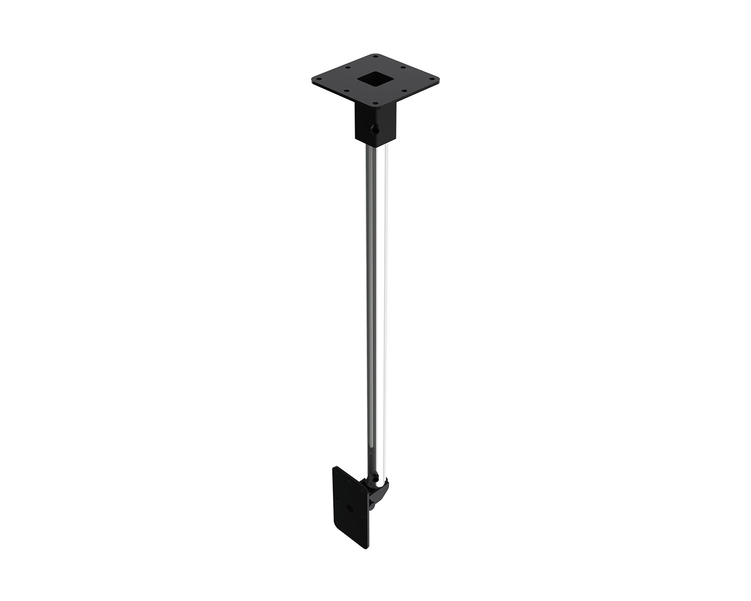 POWZB120 - Powerdrive ZB120 B Back Mount Ceiling Bracket 1000mm Tube Type 120 40kg Blk Image 1