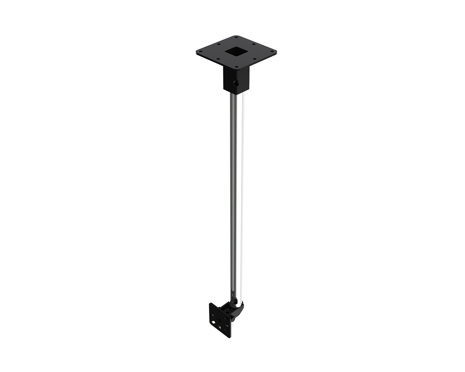 POWZB90 - Powerdrive ZB90 B Back Mount Ceiling Bracket 1000mm Tube Type 90 40kg Black Image 1