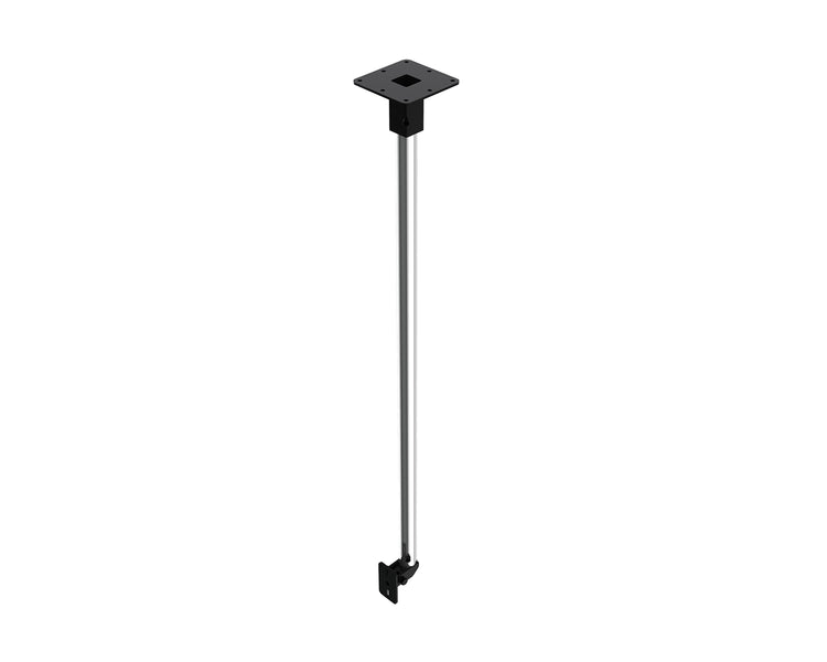 POWZC75 - Powerdrive ZC75 B Back Mount Ceiling Bracket 1500mm Tube Type 75 40kg Black Image 1