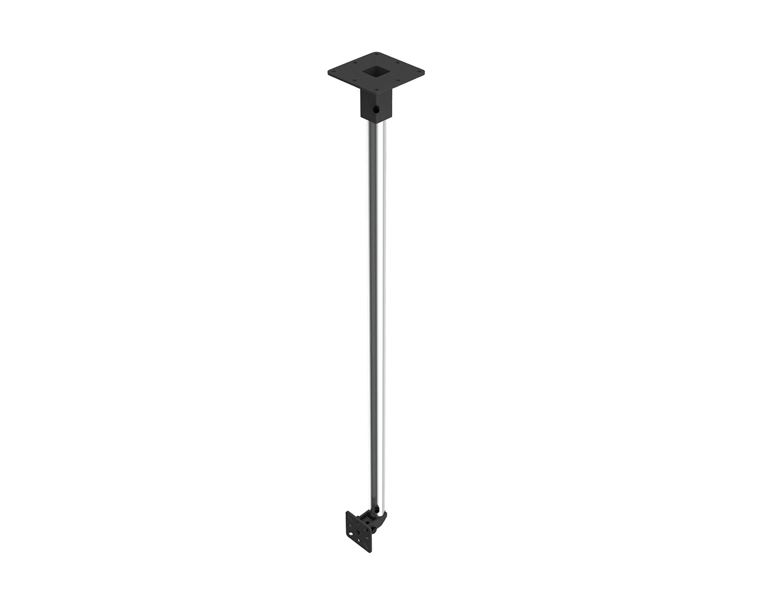 POWZC90 - Powerdrive ZC90 B Back Mount Ceiling Bracket 1500mm Tube Type 90 40kg Black Image 1