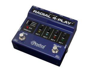 RAD4PLAY - Radial 4 Play Active DI Box with Four Selectable Outputs Image 1