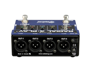 RAD4PLAY - Radial 4 Play Active DI Box with Four Selectable Outputs Image 4