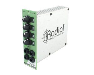 RAD500SUBMIX - Radial Workhorse SubMix 500 Series 4 Input Line Mixer Module Image 1