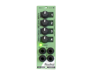 RAD500SUBMIX - Radial Workhorse SubMix 500 Series 4 Input Line Mixer Module Image 2