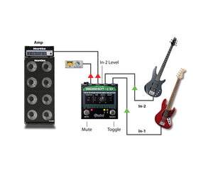 RADBSIO - Radial BigShot In or Out True Bypass 2 Instrument Selector Footswitch Image 5