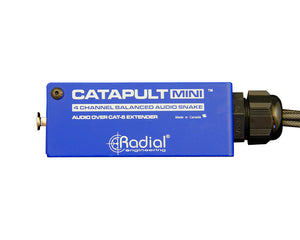 RADCMINIRX4 - Radial Catapult Mini RX 4 Channel CAT 5 Audio Snake Receiver XLRM Image 3