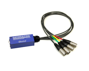 RADCMINIRX4 - Radial Catapult Mini RX 4 Channel CAT 5 Audio Snake Receiver XLRM Image 6