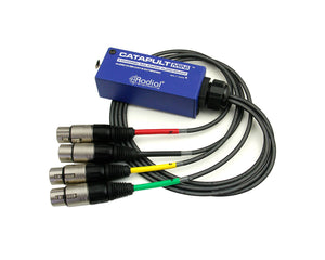 RADCMINITX4 - Radial Catapult Mini TX 4 Channel CAT 5 Audio Snake Transmitter XLRF Image 6