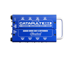 RADCRX4 - Radial Catapult RX4 4 Ch CAT 5 Audio Snake Receiver with Balanced Out Image 1