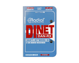 RADDANRX - Radial DiNET DAN RX 2 Channel Dante Network Receiver Image 2