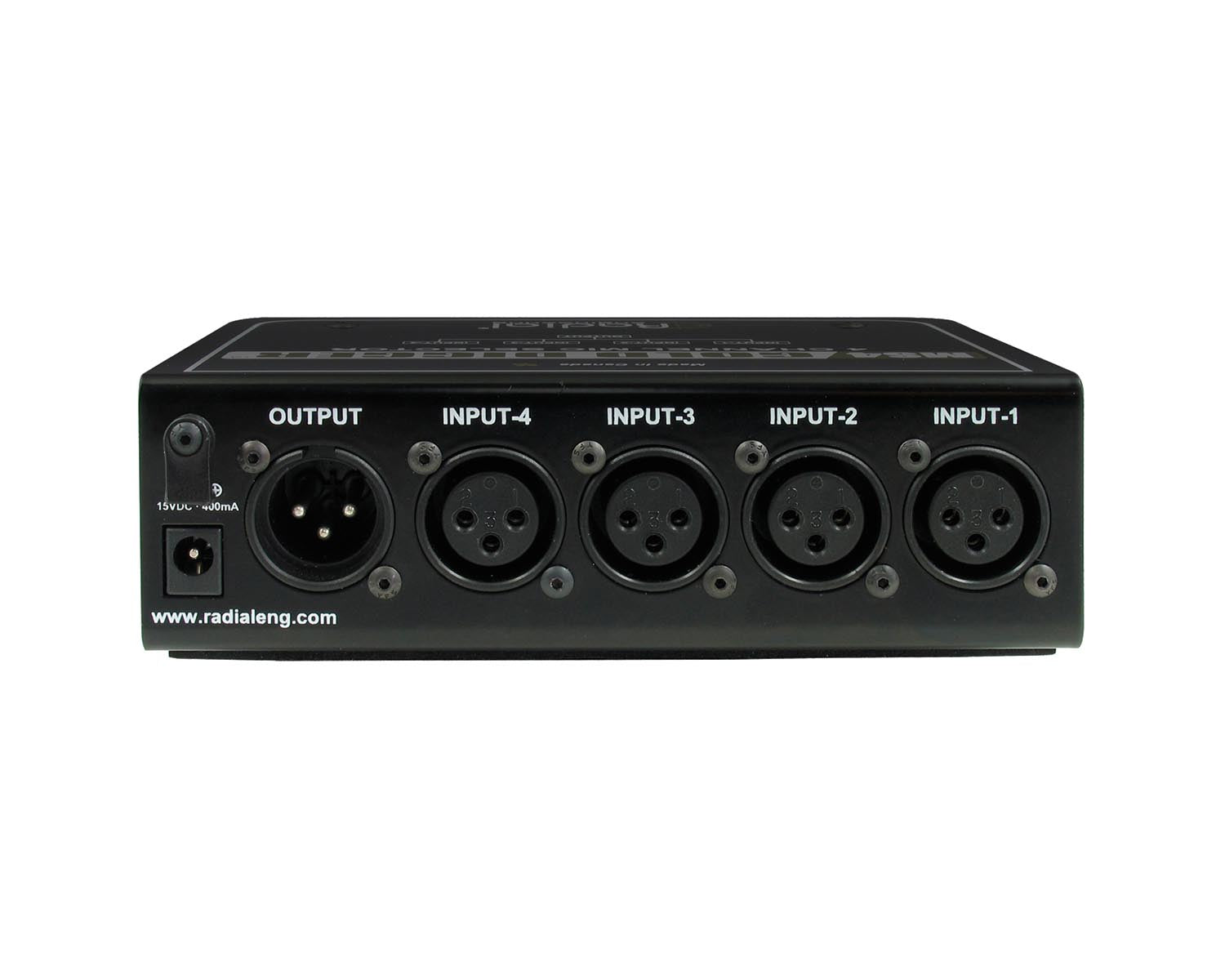 RADGOLDDIG - Radial Gold Digger 4 Ch Studio Mic Selector Switcher 4 In or 1 Out  Image 4