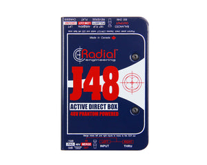 RADJ48 - Radial J48 J Class Phantom Powered (48V) DI Box Image 2