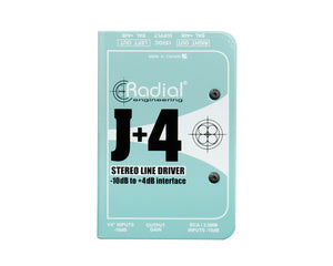RADJ4 - Radial J and 4 Stereo Line Driver Balanced 10dB to and 4dB Interface Image 3