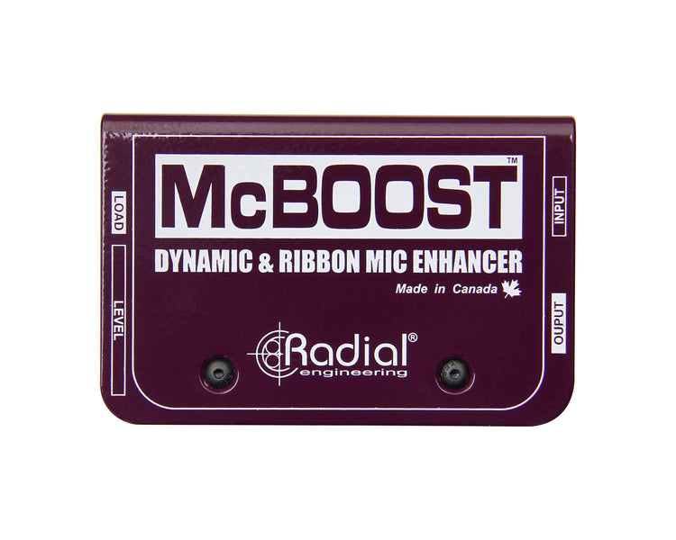 RADMCBOOST - Radial McBoost Mic Signal Booster 25dB for Dynamic and Ribbons  Image 2