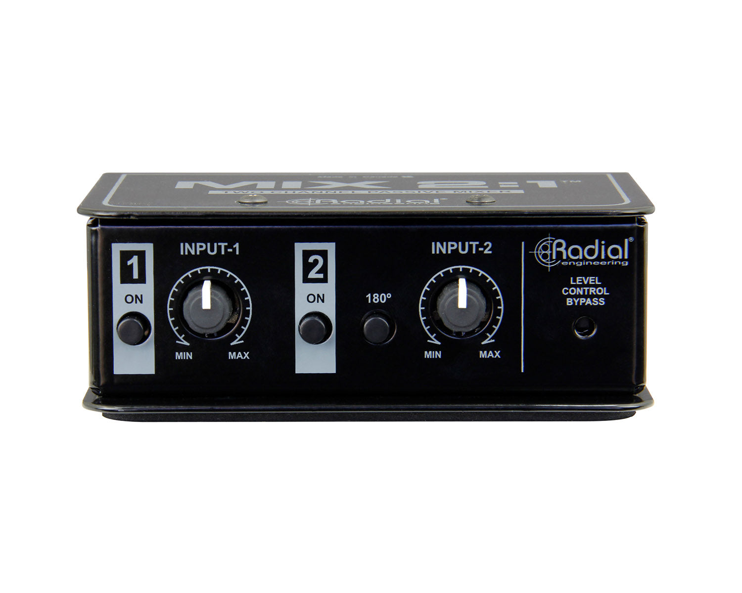 RADMIX21 - Radial MIX 2:1 2 Channel Passive Audio Combiner and Mixer 2 In or 2 Out Image 4