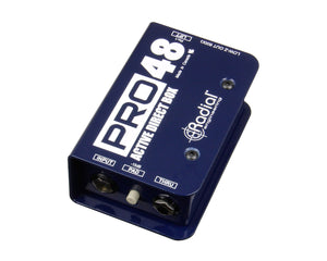 RADPRO48 - Radial PRO48 Pro Series Phantom Powered (48V) Active DI box Image 1