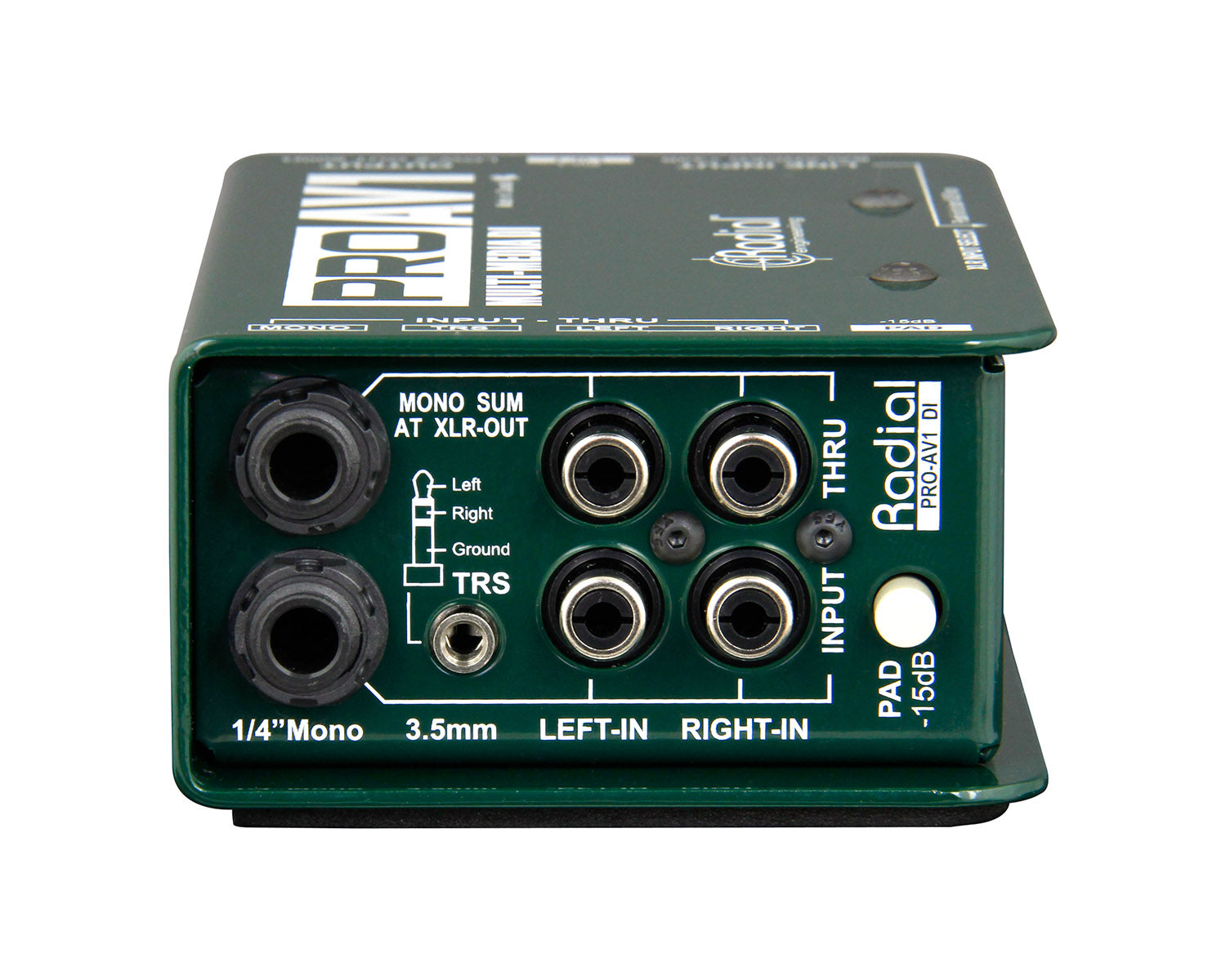 RADPROAV1 - Radial ProAV1 1Ch Passive AV and Multimedia DI Box  Image 3