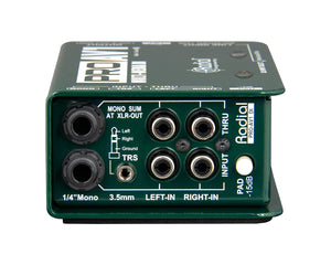 RADPROAV1 - Radial ProAV1 1Ch Passive AV and Multimedia DI Box  Image 3